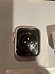 Used Apple Watch Series 8 GPS 45mm Silver Aluminum Case Blue Band Size M/L