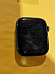 Used Apple Watch Series 7 45mm Black Aluminum Case GPS Cellular Blue Band M/L